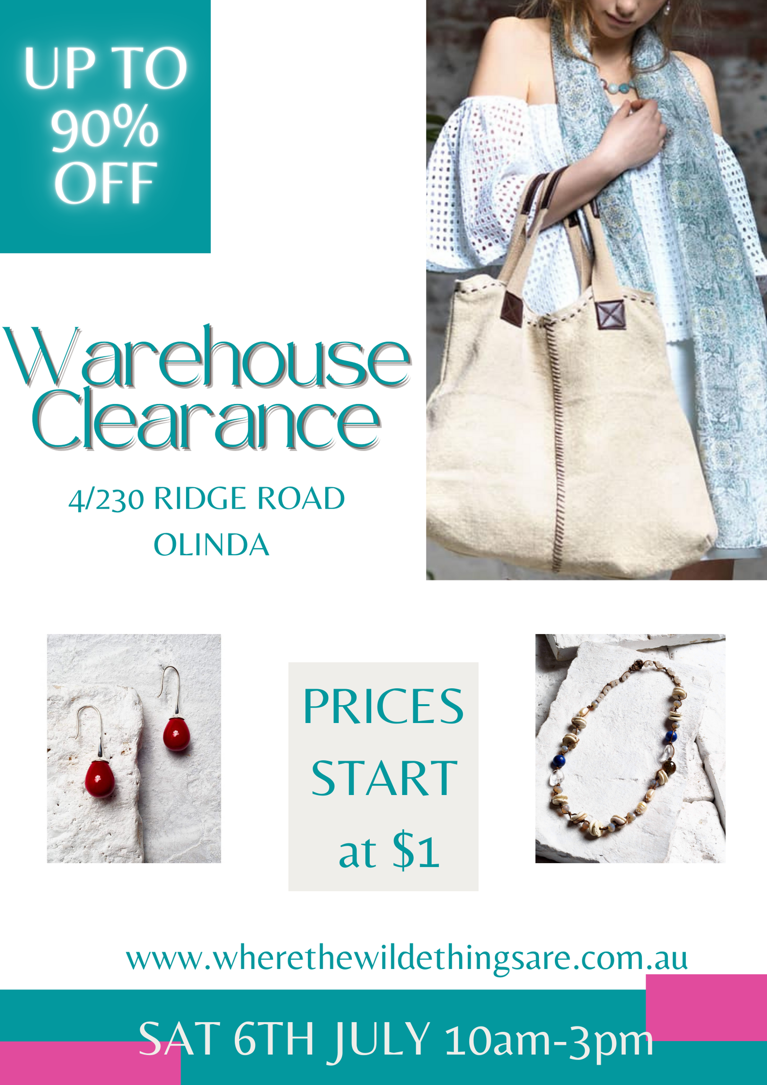 Warehouse Clearance Sale from $1.00