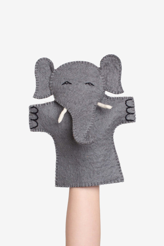 Felt Glove Puppet handmade in Nepal.