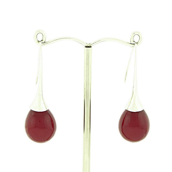 large teardrop pearl earrings