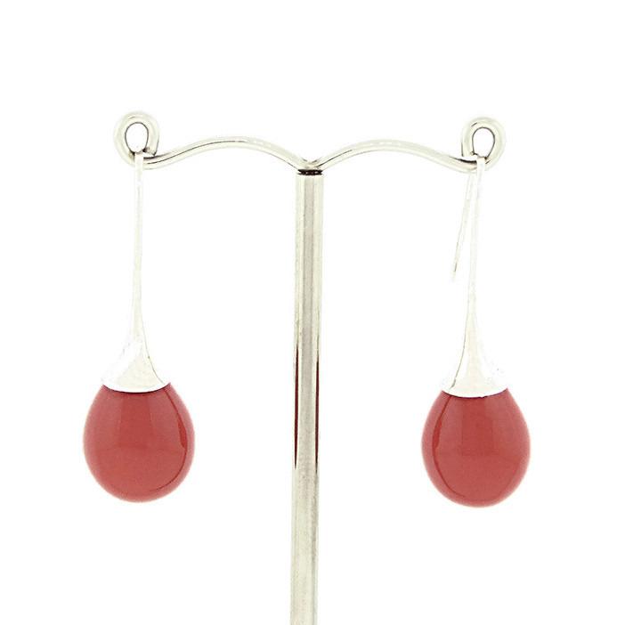 large teardrop pearl earrings