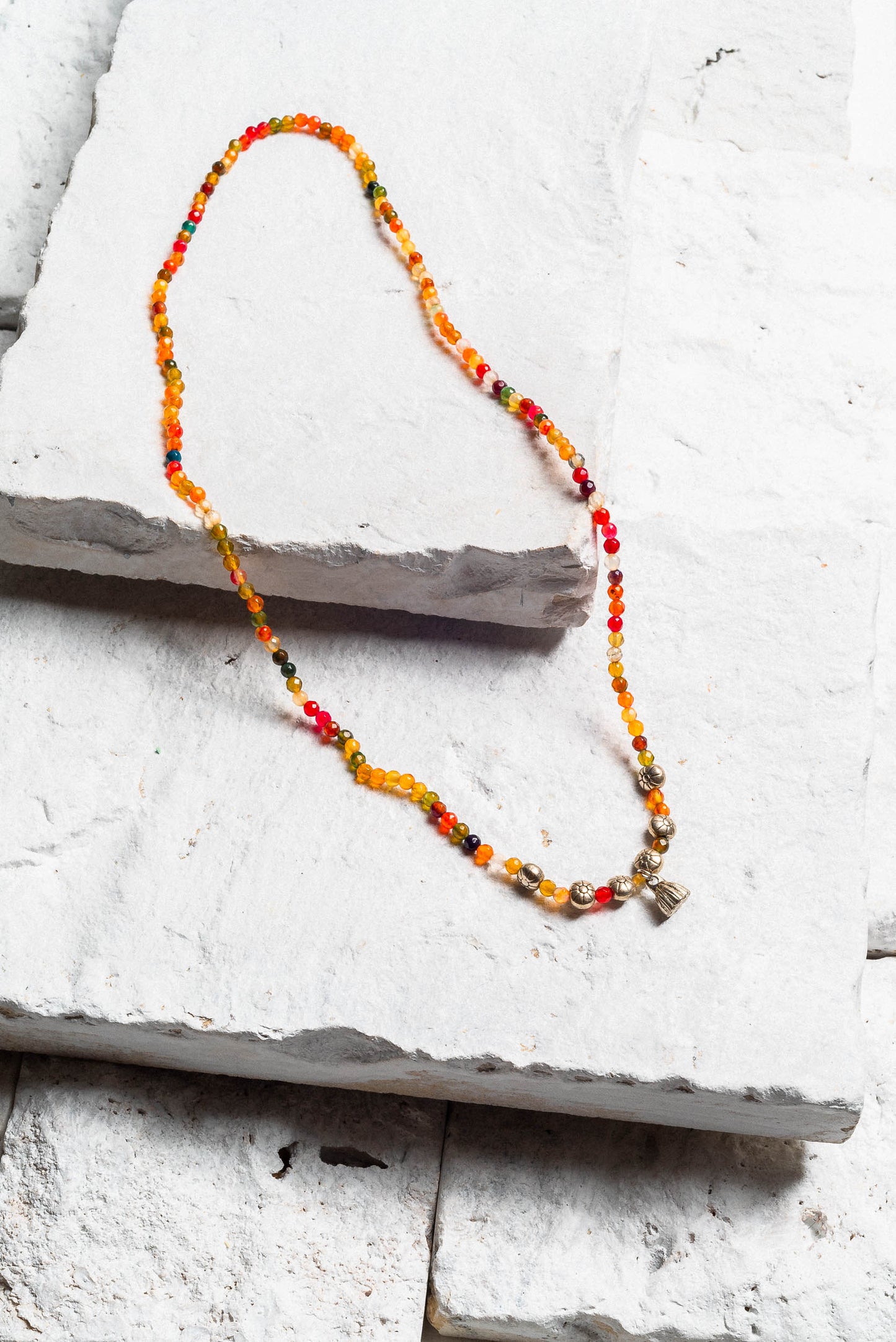 Fran Wrap Necklace/Bracelet, Bright Multi